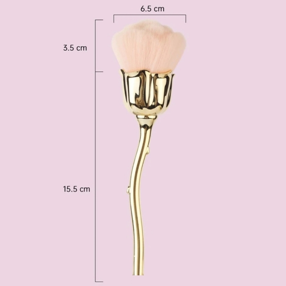 Rose Nail Cleaning Dust Brush - Pink - Picture 2 of 6